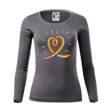 Srdce pride duha kreslená Srdce pride duha kreslená