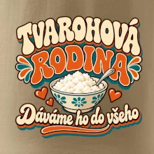 Tvarohová rodina dává tvaroh do všeho