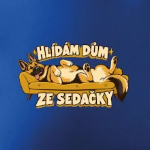 Hlídám dům ze sedačky - vlčák