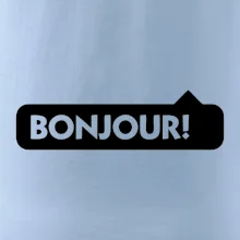 Nápis Bonjour