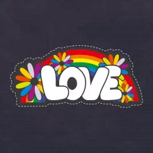 Love s duhou v pozadí