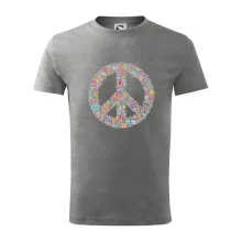 Peace symbol lístečky