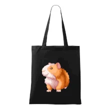 Morče - kreslené, bílo oranžové