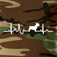 EKG Francouzský buldoček z boku