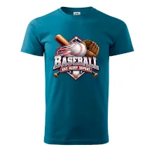 Baseballová pálka s rukavicí eat sleep repeat