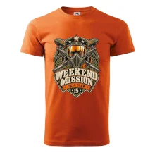 Víkendová mise vintage paintball odznak