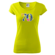 Květinové číslo kreslené - 70