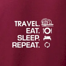Eat sleep travel - Malý přívěs