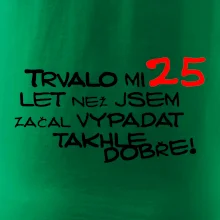 Trvalo mi 25 let než jsem začal vypadat takhle dobře