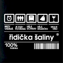 Čárový kód - řidička šaliny