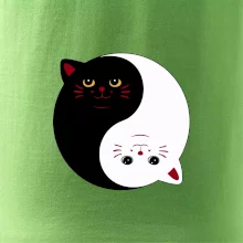 Kočky jin jang barevné