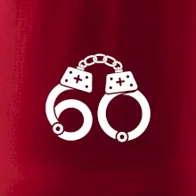 Narozeninové tričko pro policajta - pouta 60