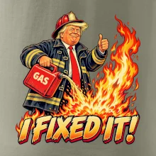 Donald Trump jako hasič I fixed it