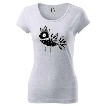 Ptáček černobílý folklór