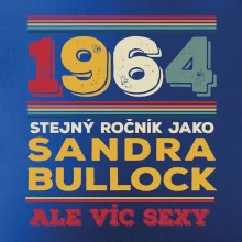 1964 stejný ročník jako Sandra Bullock