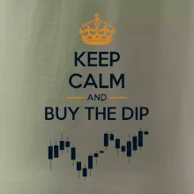 Keep Calm and Buy the Dip - koruna  a graf