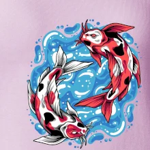 Yin & Yang Koi kapr - červený