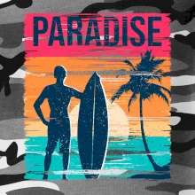 Paradise - barevný čtverec