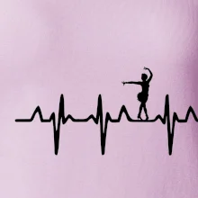 EKG tanečnice salsy