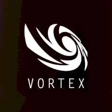 Vortex logo jednobarevné