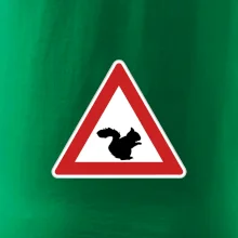 Dopravní značka - Pozor veverka