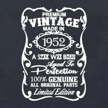 Vintage Etiketa - 1952