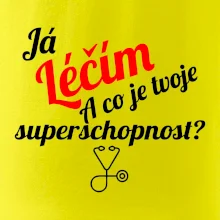 Já léčím - tvoje superschopnost? Šikmý nápis