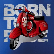 Scooter born to ride red