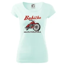 Babička motorkářka