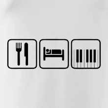 Eat sleep piano v řadě