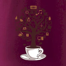 Coffee Tree parts from school icon