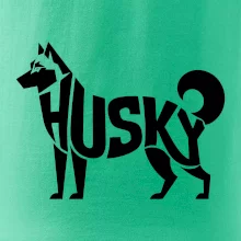 Husky nápis v těle