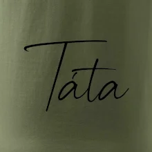 Nápis psací na prsou - táta