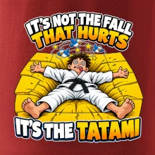 Pád bolí tatami judo