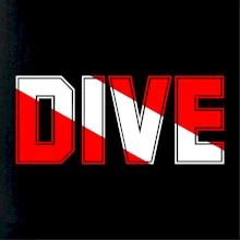 Dive nápis vlajka