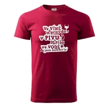 Ve víně je pravda, v pivu síla, ve vodě bakterie Ve víně je pravda, v pivu síla, ve vodě bakterie
