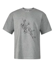 Lezecká stěna jedním tahem