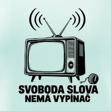 Svoboda slova nemá vypínač retro televize