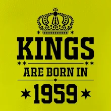 Kings are born in 1959