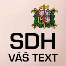 Sbor dobrovolných hasičů - znak bez nápisu + Nápis na zádech