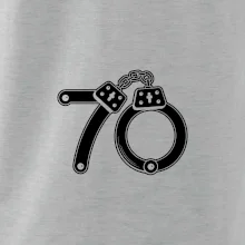 Narozeninové tričko pro policajta - pouta 70