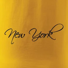 New York nápis psacím New York nápis psacím