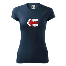 Párová turistická značka  červená