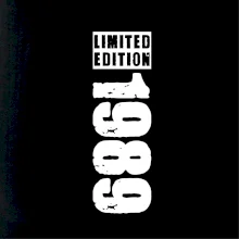 Limited edition 1989 pruh