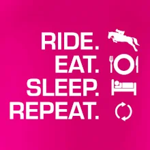 Ride Eat Sleep Repeat koně