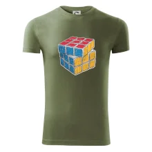 Rubikova kostka kreslená