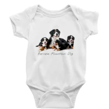 Bernese mountain dog celá rodina