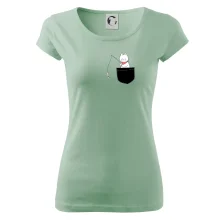 Kočka s rybou v kapse