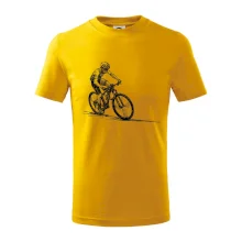 MTB kreslený cyklista