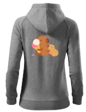 Kapybara se zmrzlinou